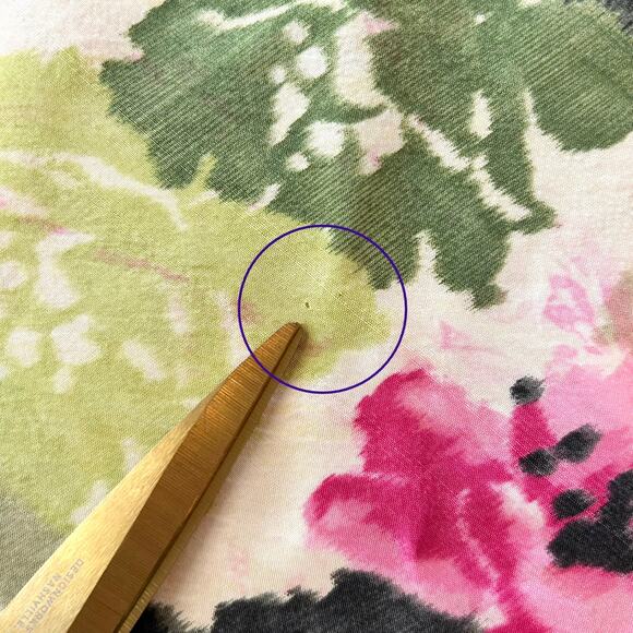 Ann Taylor Y2K Floral 100% Silk Flowy A-Line Slip Skirt - Picture 4 of 9